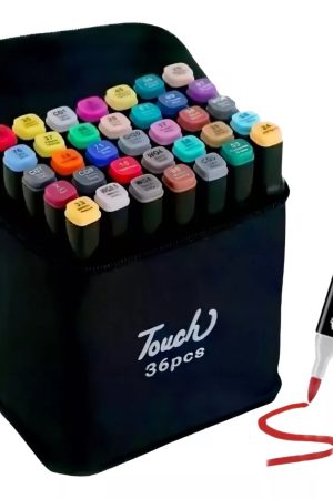 D_NQ_NP_2X_911366-MLB81789341941_012025-F-estojo-bolsa-canetinha-marca-texto-ponta-dupla-kit-36-cores-1